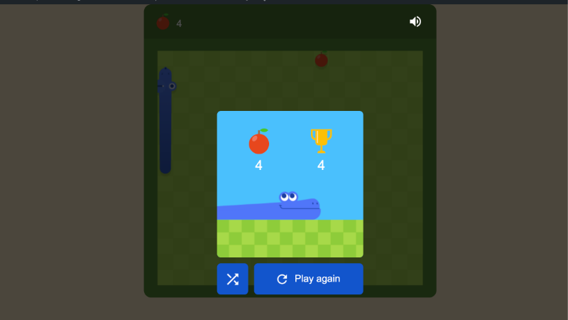 the snake game 