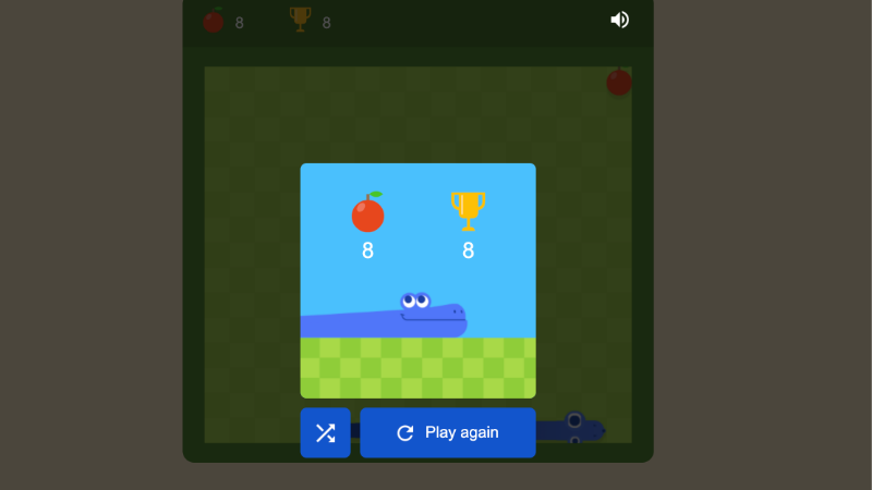 the snake game 