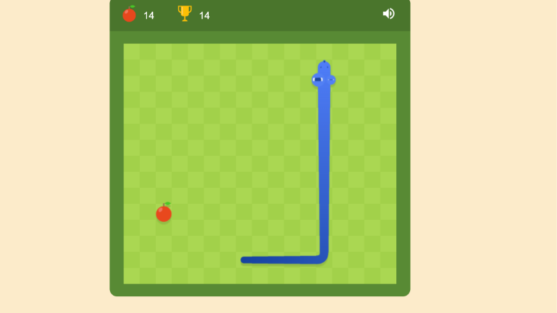the snake game 